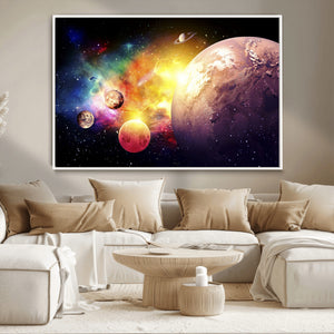 Space and Galaxy Canvas Print
