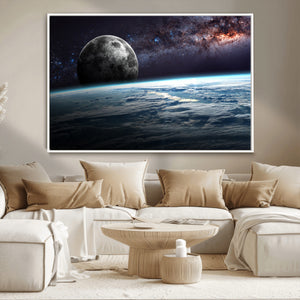 Space and Planet Canvas Print