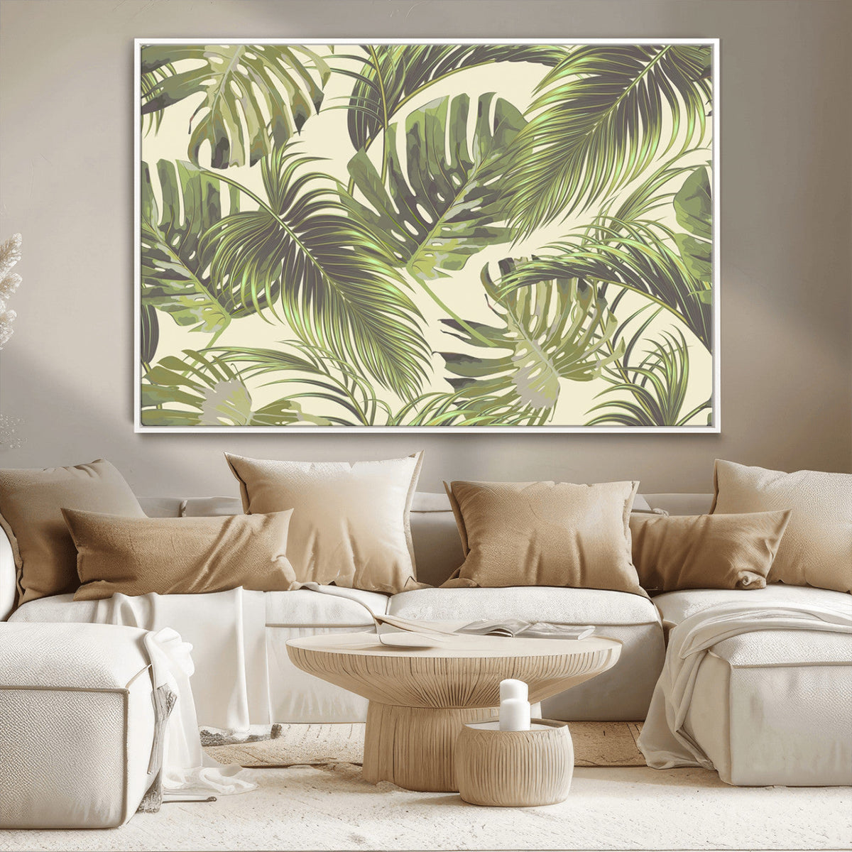 Palm Leaves Canvas Print