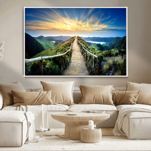 Mountain Landscape Wall Art Canvas Print