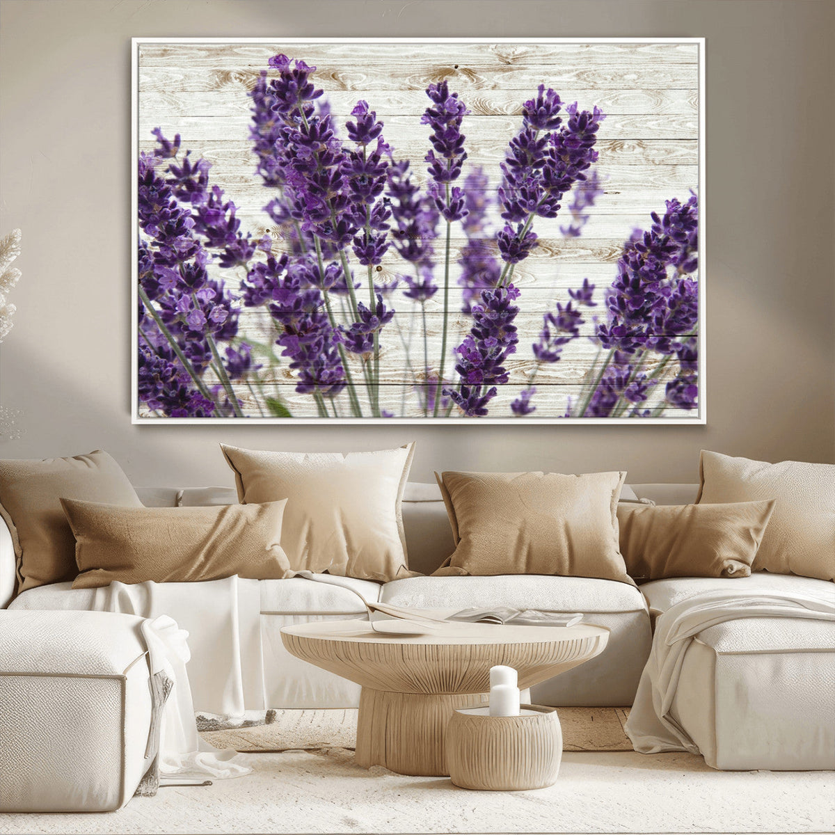Lavender Herb Wall Art Canvas Print