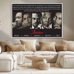 Thinkers of Wall Art Canvas Print - Inspirational Wall Art