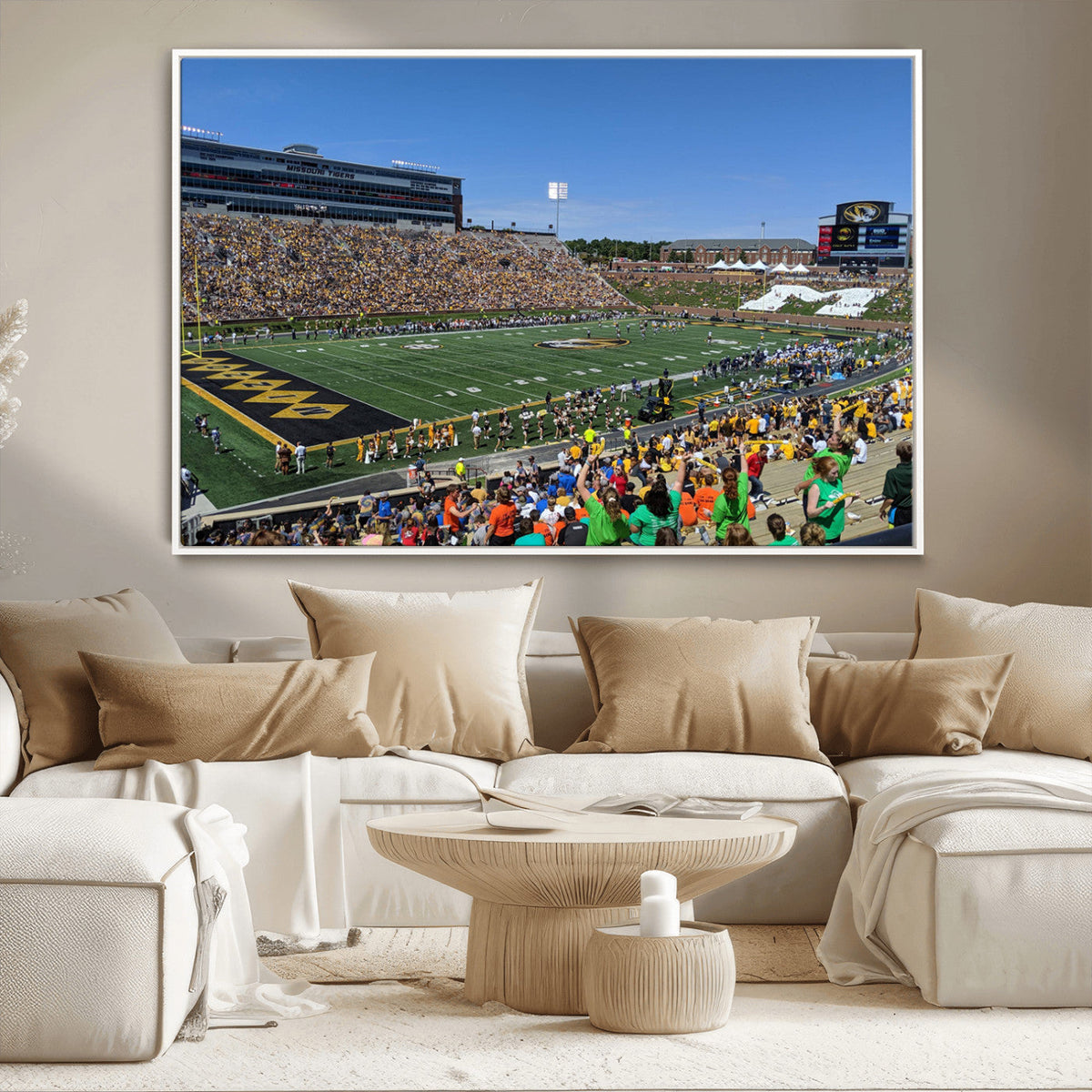 University of Missouri Tigers Football Team Print - Columbia
