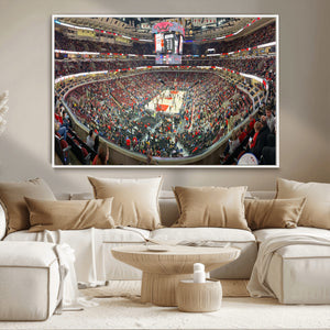 United Center Chicago Bulls Stadium Wall Art Canvas Print