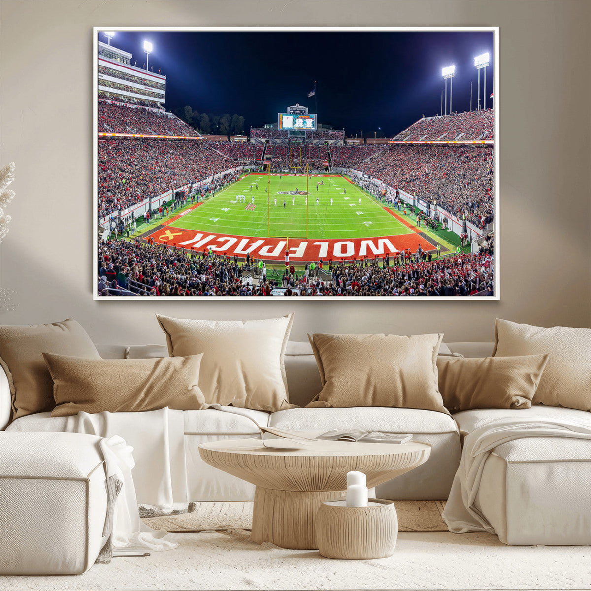 NC State Wolfpack Canvas Print - Raleigh Carter-Finley