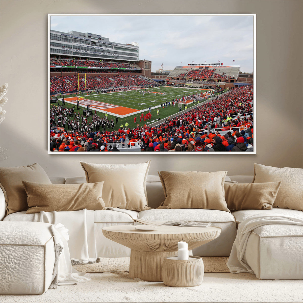 University of Illinois Fighting Illini Football Team Print -