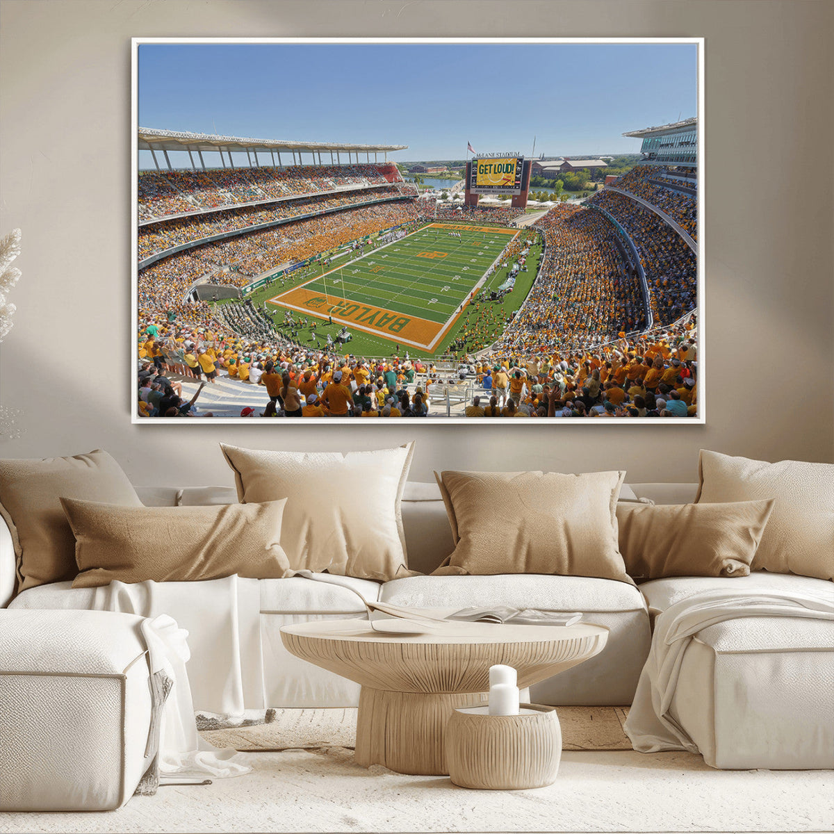 Baylor University Bears Football Team Print - Waco McLane