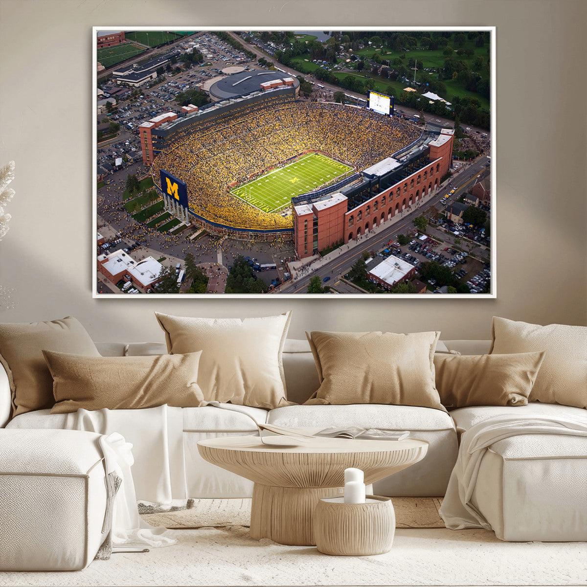 University of Michigan Wolverines Football Team Print - Ann