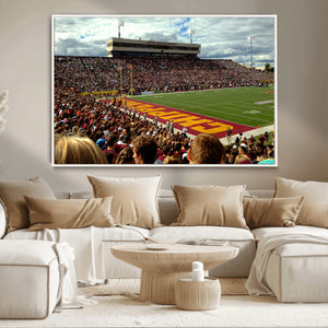 Central Michigan University Chippewas Football Team Print -