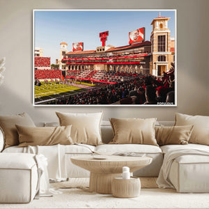 Jones AT&T Stadium Texas Tech Red Raiders Wall Art | Large