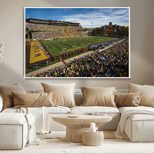 University of Wyoming Cowboys Football Team Print - Laramie