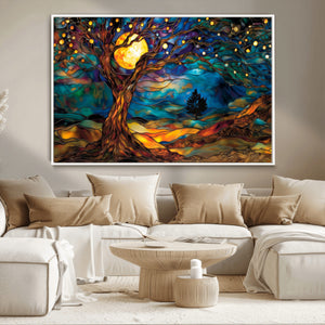Tree of Life Wall Art - Yggdrasil Tree of Life Canvas Print