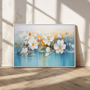 Abstract Flower Wall Art Canvas Print