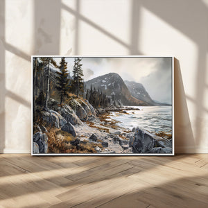 Serene Coastal View of Acadia National Park - Stunning