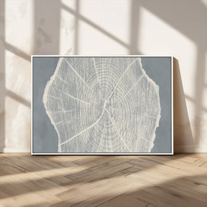 Abstract Tree Ring Wall Art Canvas Print – Nature-Inspired,