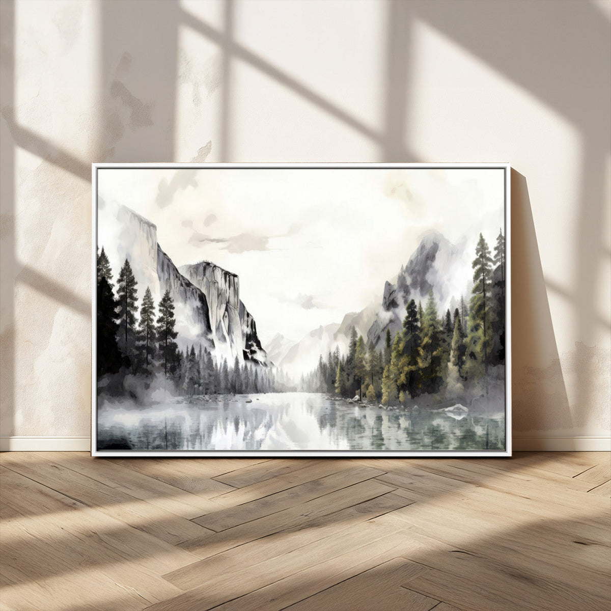 Yosemite Valley Wall Art Canvas Print – Framed and Ready to