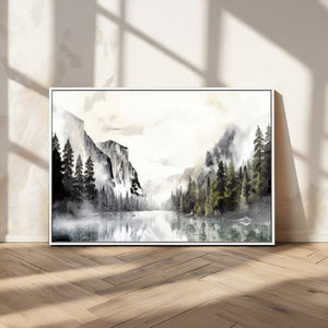 Yosemite Valley Wall Art Canvas Print – Framed and Ready to