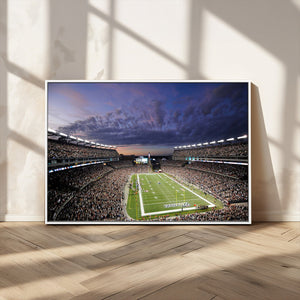 New England Patriots Football Team Print - Foxborough