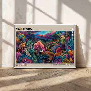Framed Japanese 1986 Wall Art Print, Yayoi Kusama 1986 Wall