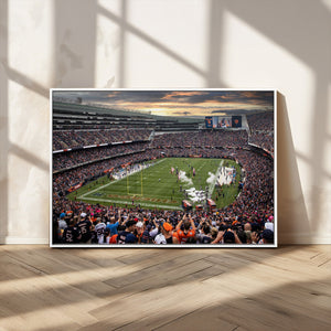 Chicago Bears Soldiers Field Wall Art Canvas Print – Framed