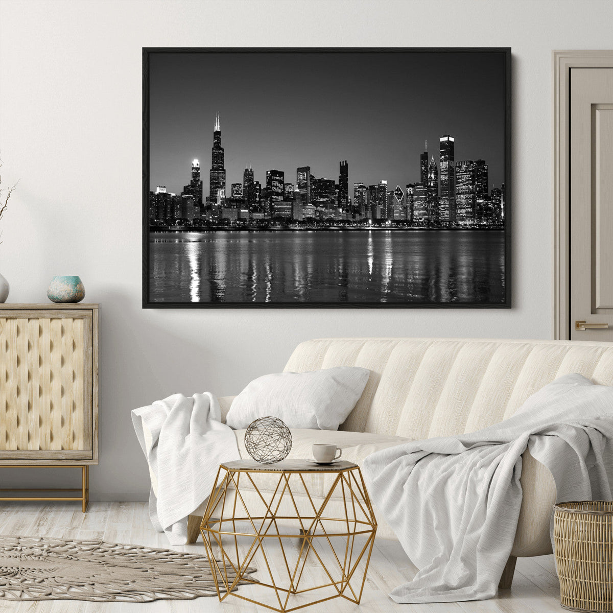 Chicago Wall Art Canvas Print