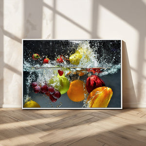 Kithen Vegetables World Wall Art Canvas Print