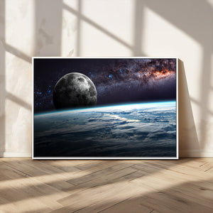 Space and Planet Canvas Print