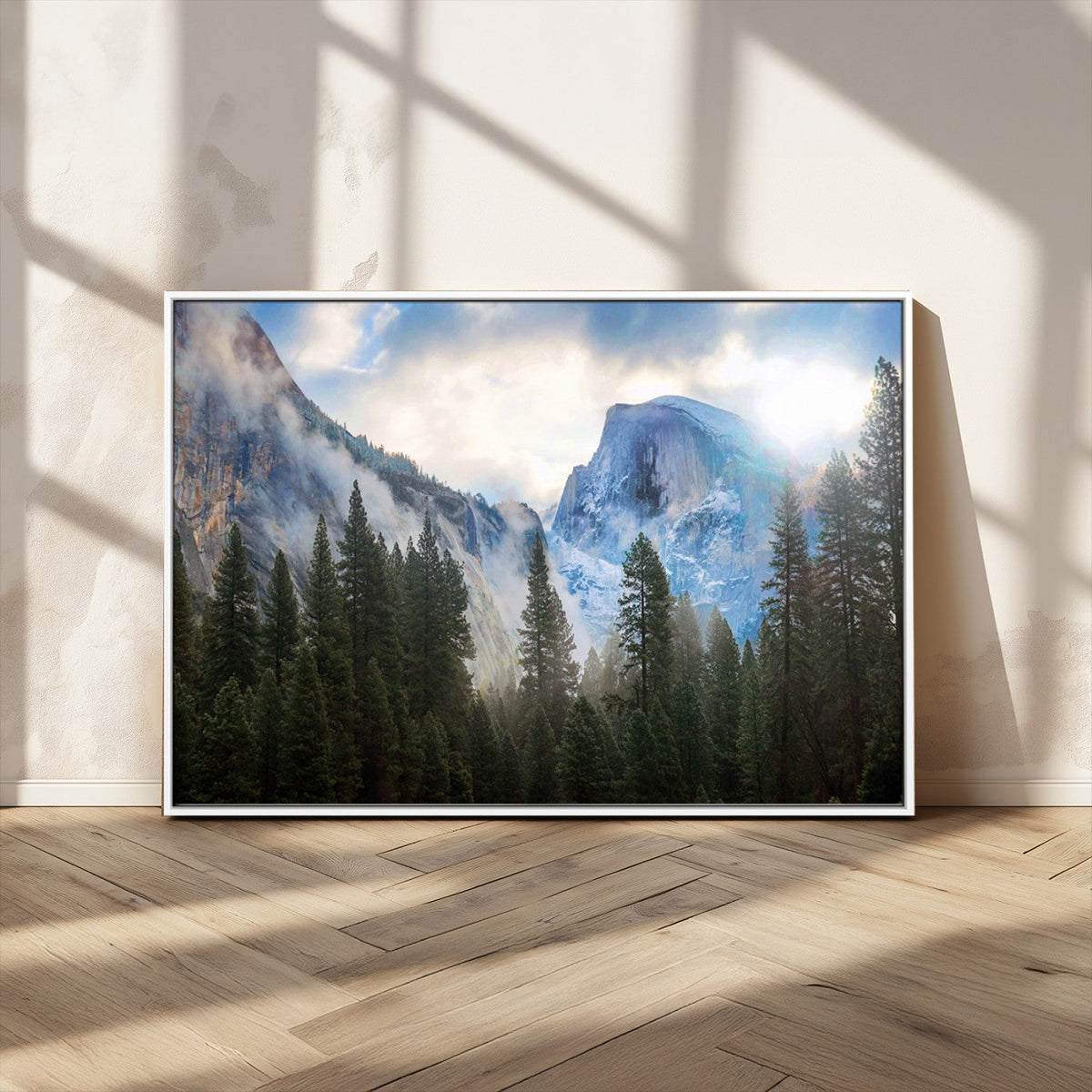 Half Dome Yosemite Calinia Wall Art Canvas Print El Capitan