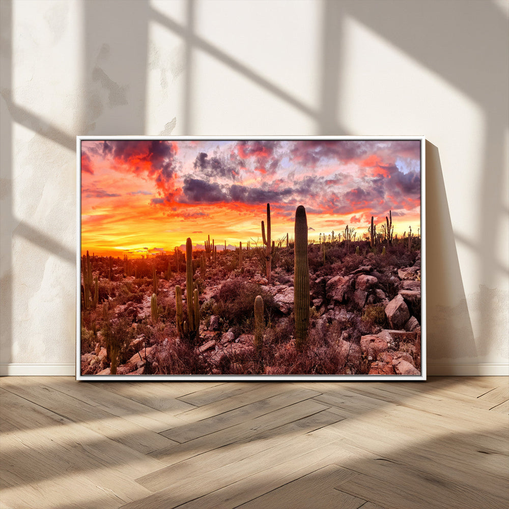 Arizona Desert Print, Western Cowboy Wall Art Print