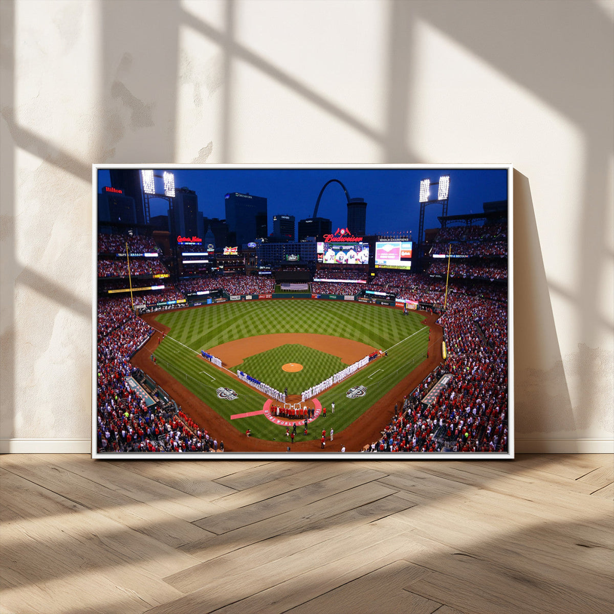 St. Louis Cardinals Baseball Team Print - Busch Stadium Wall