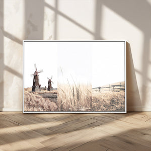 Farm Prints Set, Farmhouse Wall Art Canvas, Country House