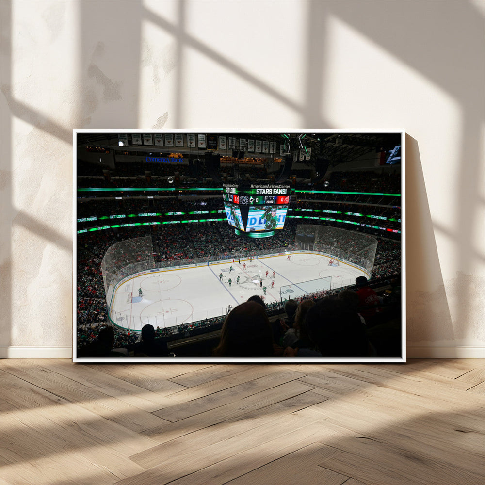 American Airlines Center Dallas Stars Wall Art Canvas Print