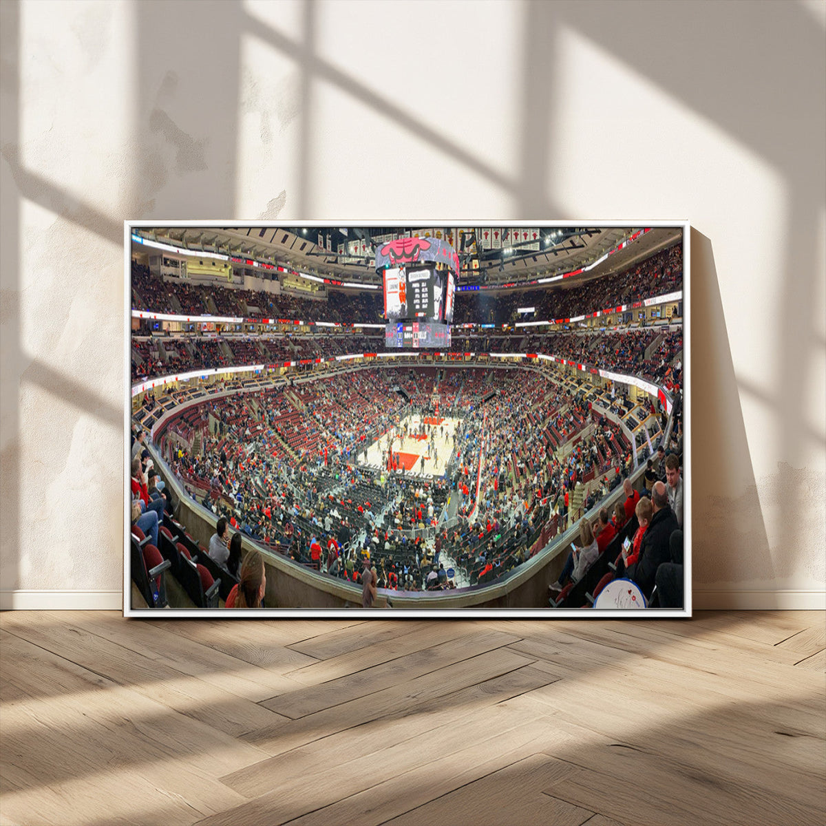 United Center Chicago Bulls Stadium Wall Art Canvas Print