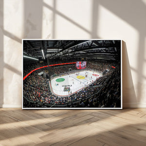 Vaudoise Lausanne Ice Hockey Arena Stadium Wall Art Canvas,