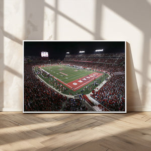 Houston Cougars Football Team Print - Houston TDECU Stadium