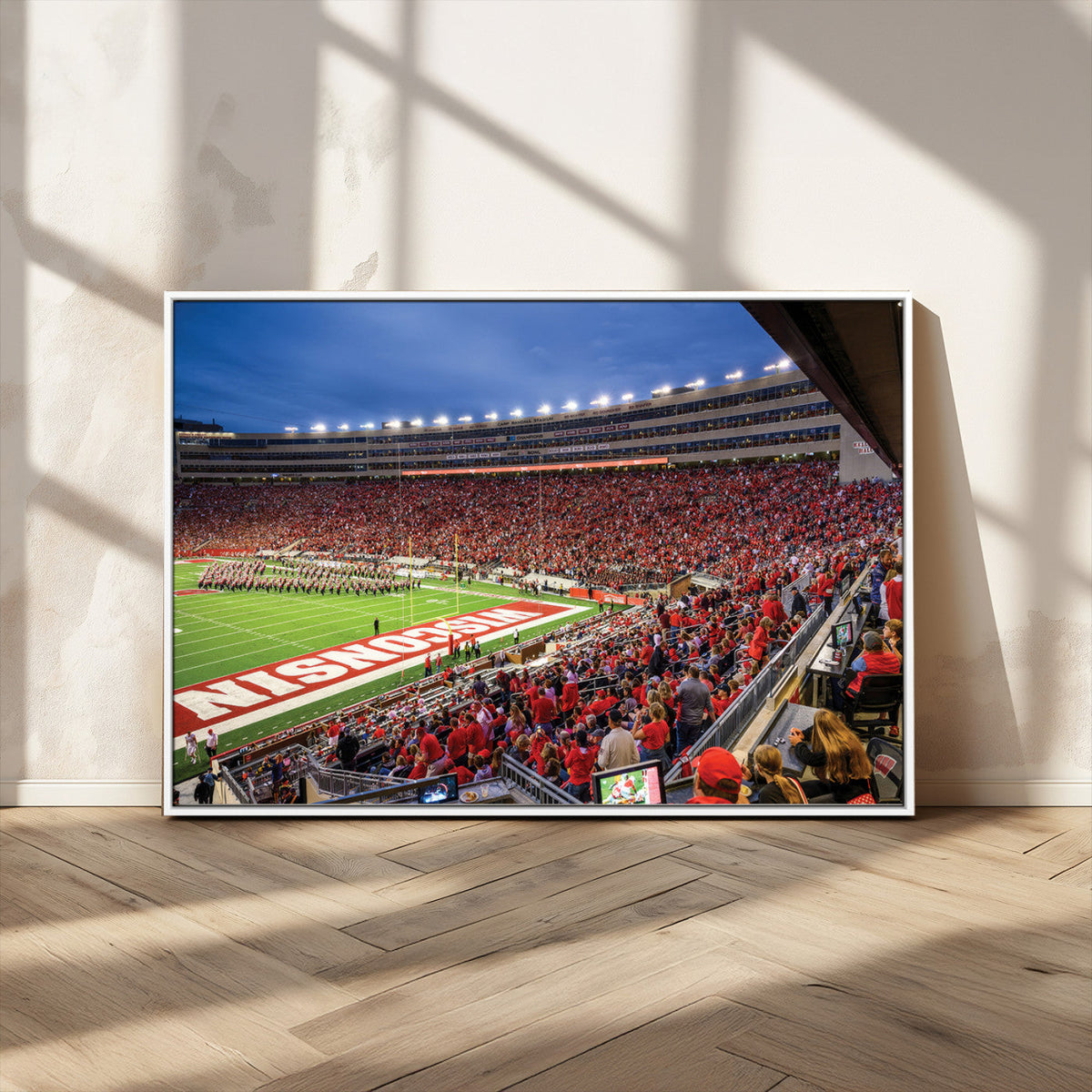 Wisconsin Badgers Football Team Print - Madison Camp Randall
