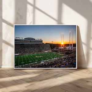 Demon Deacons Football Team Print Canvas- Winston-Salem