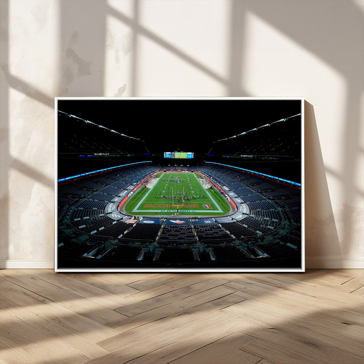 Denver Broncos Football Team Print Canvas- Denver Empower