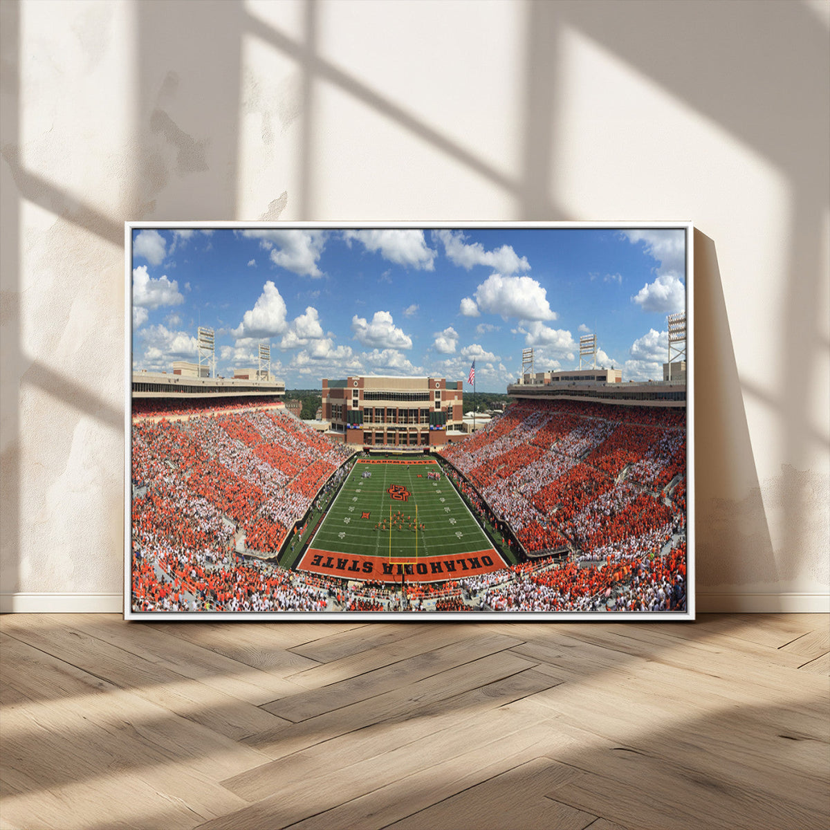 Oklahoma State Cowboys Football Team Print - Stillwater