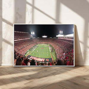 University of Louisville Cardinals Football Team Print -
