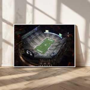 Michigan State Spartans Football Team Print - East Lansing