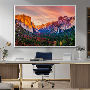 Yosemite Nal Park Wall Art Landscape Canvas Print El Capitan
