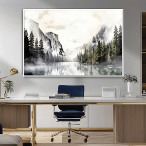 Yosemite Valley Wall Art Canvas Print – Framed and Ready to