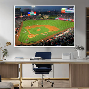 Angel Stadium Aerial Canvas Print – Los Angeles Angels