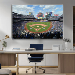 New York Mets Baseball Team Print - Citi Field Stadium Wall