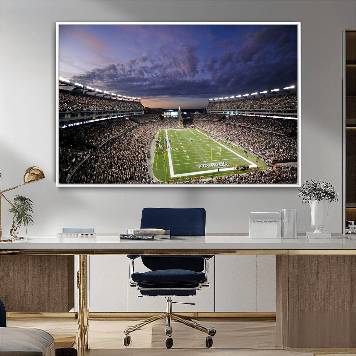 New England Patriots Football Team Print - Foxborough