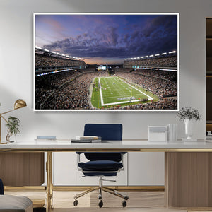 New England Patriots Football Team Print - Foxborough
