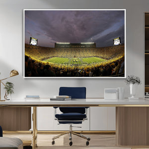 Michigan Wolverines Print - Michigan Stadium Wall Art Canvas