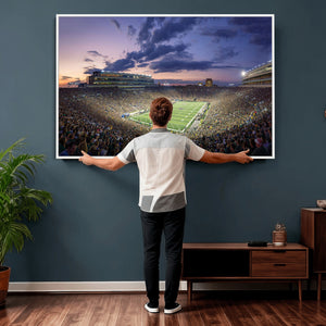 Notre Dame Fighting Irish Football Team Print - Notre Dame