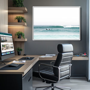 Surfing Wall Art Canvas Print – Framed Ocean Waves